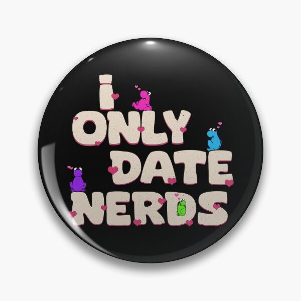 Item preview, I Only Date Nerds - Funny Vintage designed and sold by delllsdesigns.