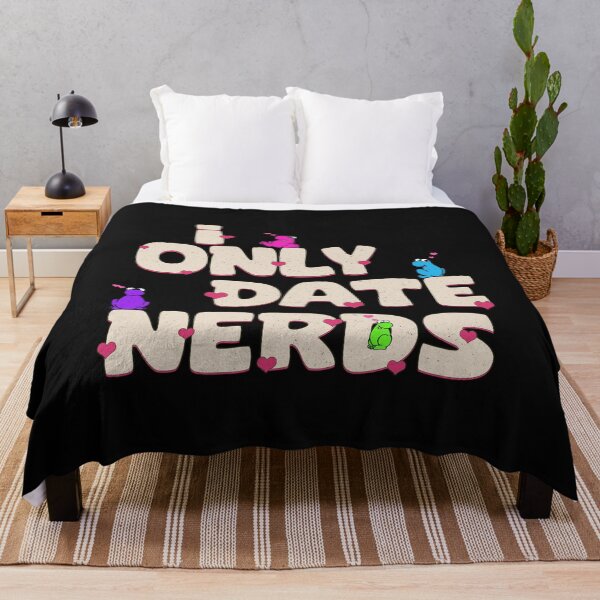 Item preview, I Only Date Nerds - Funny Vintage designed and sold by delllsdesigns.