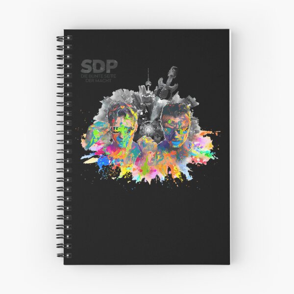 Item preview, Showcasing Colorful Paint Splattered Portrait designed and sold by michallechowicz.
