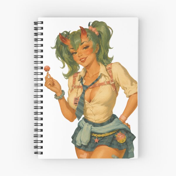 Item preview, Cute Troll Girl Pin Up | Retro Fantasy Pinup Art | Vintage Devil Girl Illustration designed and sold by Cosplayvintage.