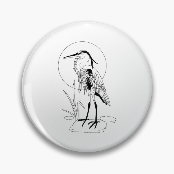 Item preview, great blue heron designed and sold by AdventurersShop.