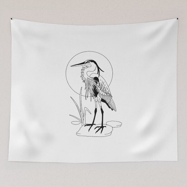 Item preview, great blue heron designed and sold by AdventurersShop.