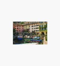 Limone Harbour Art Board