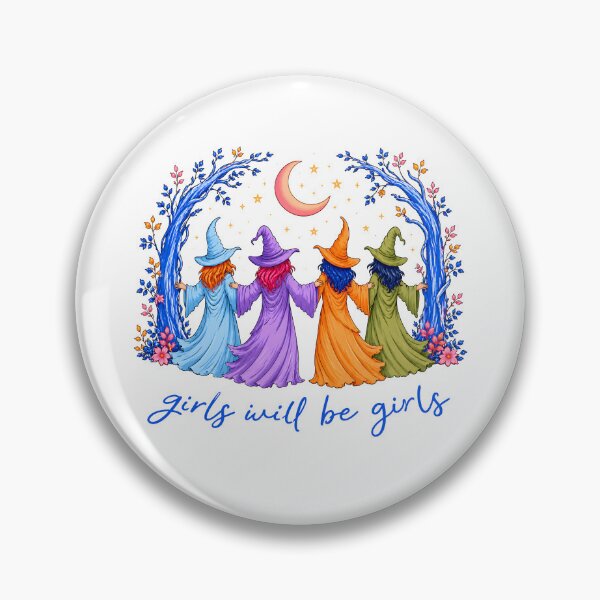 Item preview, Girls Will Be Girls Witch designed and sold by yobochart.
