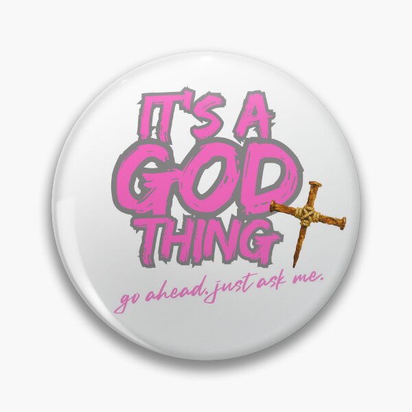 Item preview, It's a GOD thing - pink lemonade designed and sold by Cane & Abel Creations ..