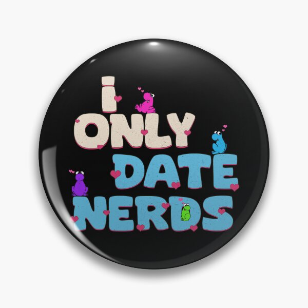 Item preview, I Only Date Nerds - Funny Vintage designed and sold by delllsdesigns.