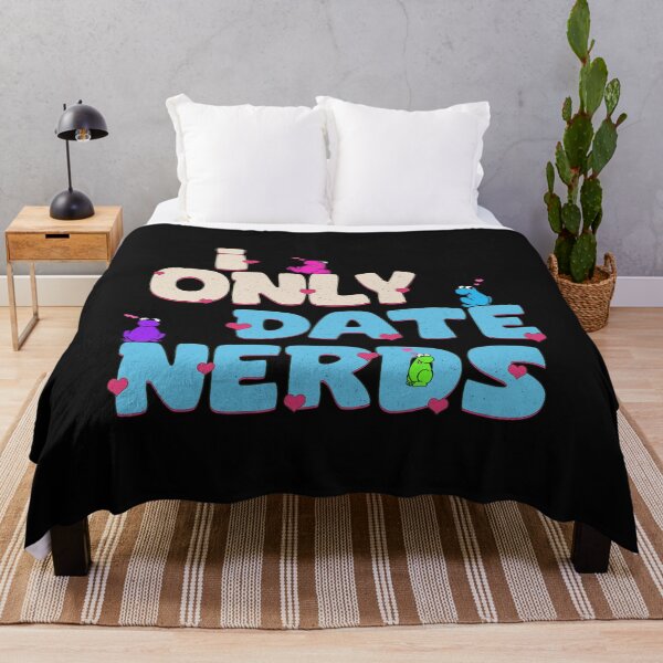 Item preview, I Only Date Nerds - Funny Vintage designed and sold by delllsdesigns.