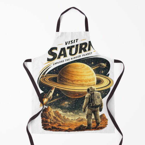 Item preview, Visit Saturn – Retro Space Travel Collection designed and sold by بيعها | Bee3ha.