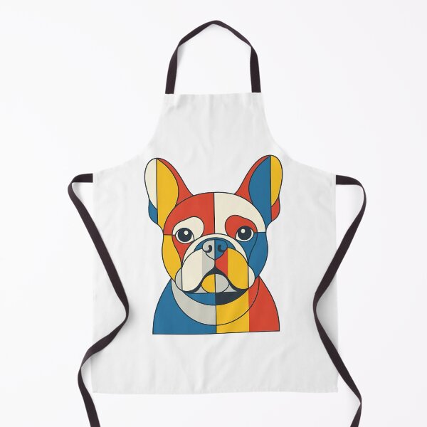 Item preview, Geometric Bauhaus French Bulldog Art designed and sold by VibranPalette.