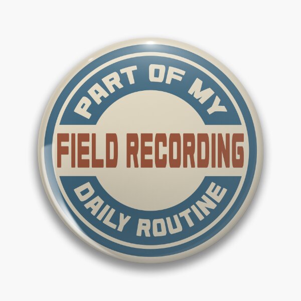 Item preview, Field Recording – Part of My Daily Routine Retro Logo designed and sold by MOCOPOCO.