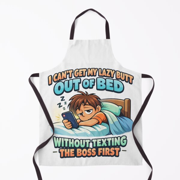 Item preview, Lazy Morning Struggle – Funny Workplace Texting Design designed and sold by MastersDesignNk.