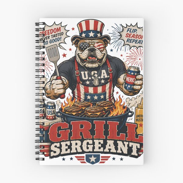 Item preview, Grill Sergeant Patriotic Bulldog BBQ designed and sold by Esu8y2.