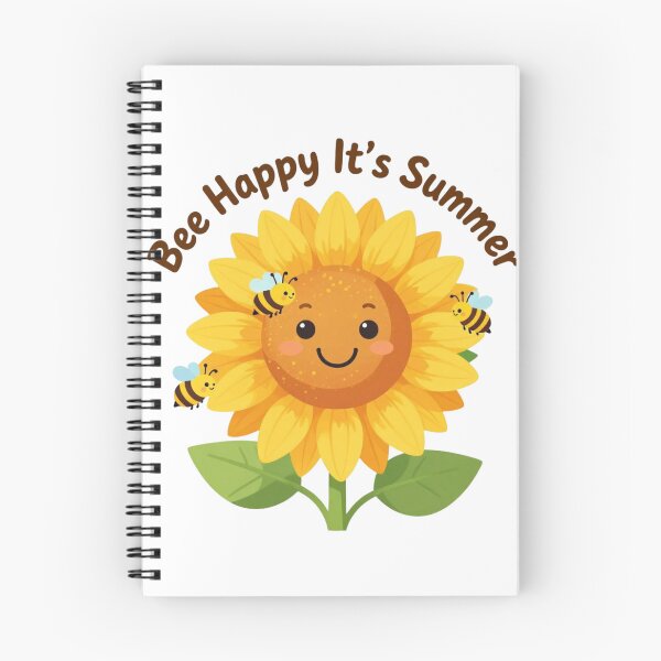 Item preview, Bee Happy It's Summer Cute Sunflower & Bees designed and sold by Good Day Design.