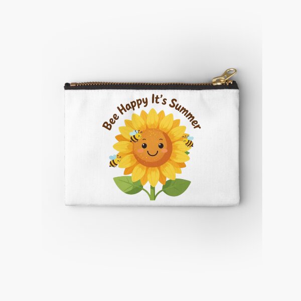 Item preview, Bee Happy It's Summer Cute Sunflower & Bees designed and sold by Good Day Design.