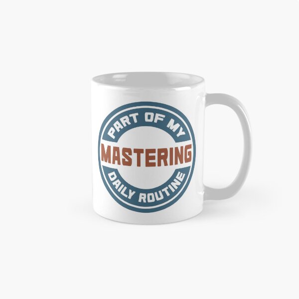 Item preview, Mastering – Part of My Daily Routine Retro Logo designed and sold by MOCOPOCO.