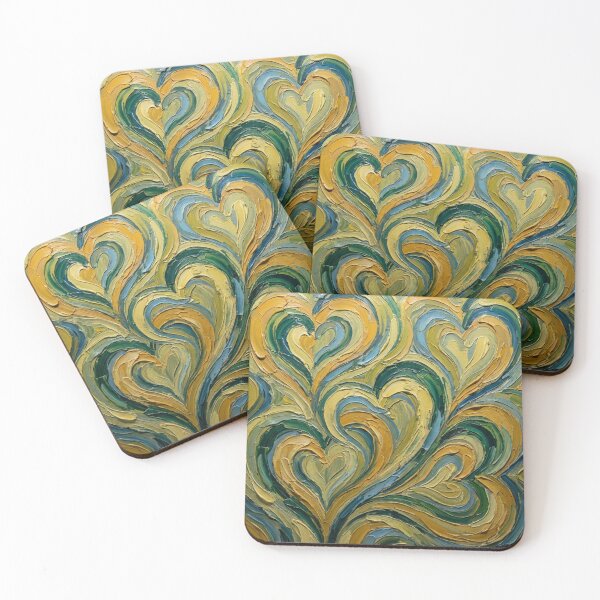 Item preview, Luminous Rhythm: An Elegant Impressionist Heart designed and sold by OddlySticky.