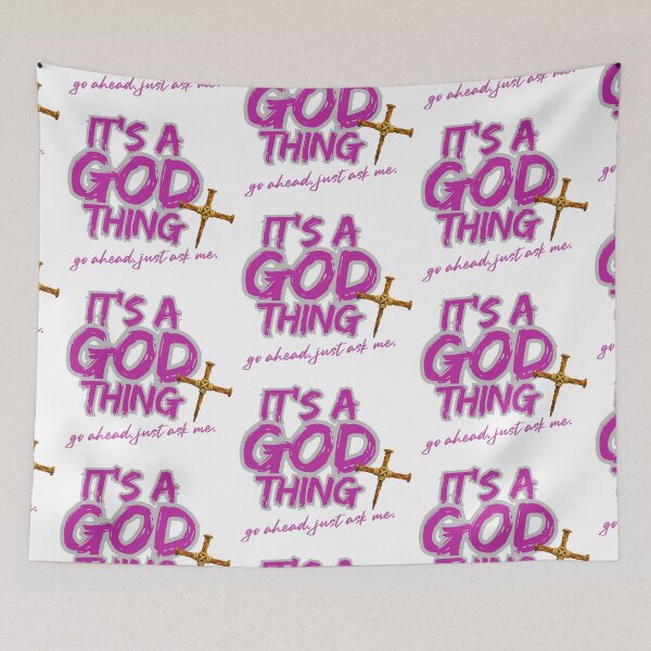 Item preview, It's a GOD thing - grape designed and sold by Cane & Abel Creations ..