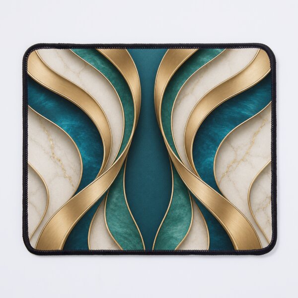 Item preview, Teal & Gold Harmony designed and sold by Bellassi.