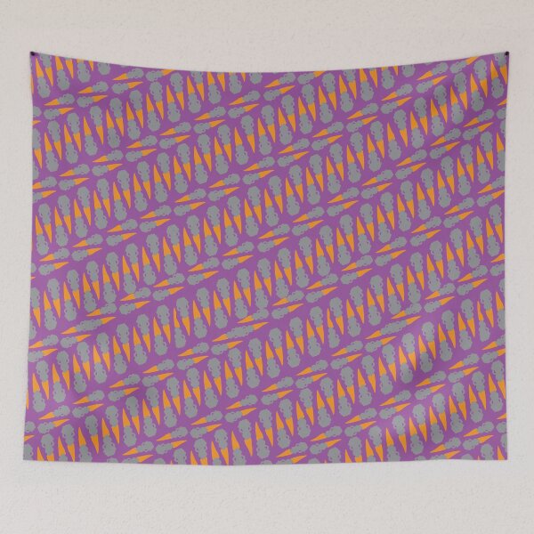Item preview, Carrot Diagonals on Purple designed and sold by Digitalmyth's Designs.