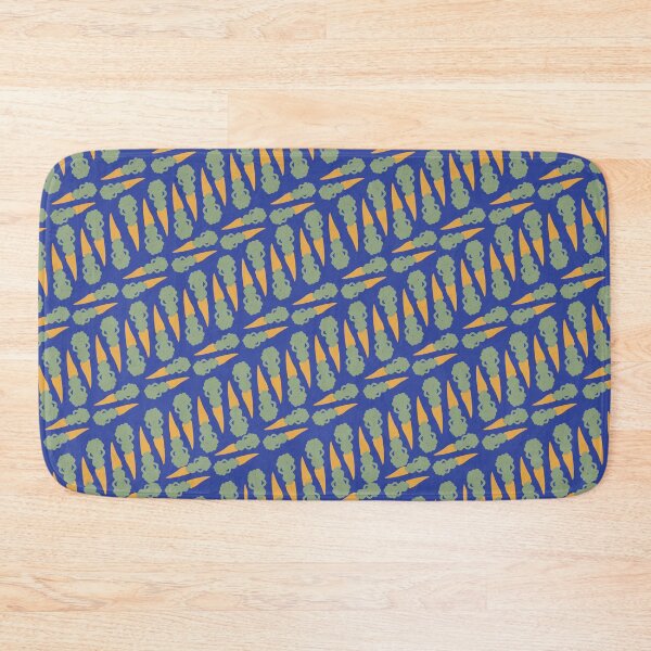 Item preview, Carrot Diagonals on Blue designed and sold by Digitalmyth's Designs.