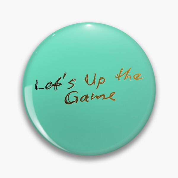 Item preview, Let's Up the Game – Gold Motivational Typography Quote Design designed and sold by BuckaBaby.