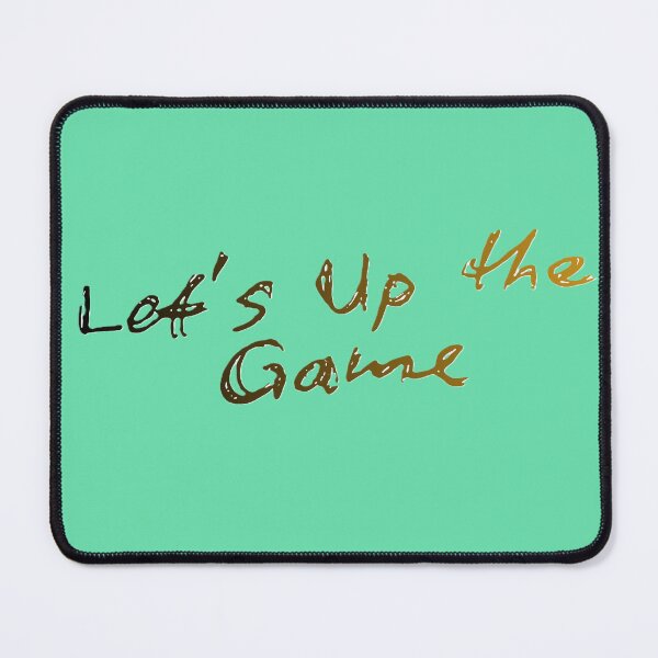 Item preview, Let's Up the Game – Gold Motivational Typography Quote Design designed and sold by BuckaBaby.