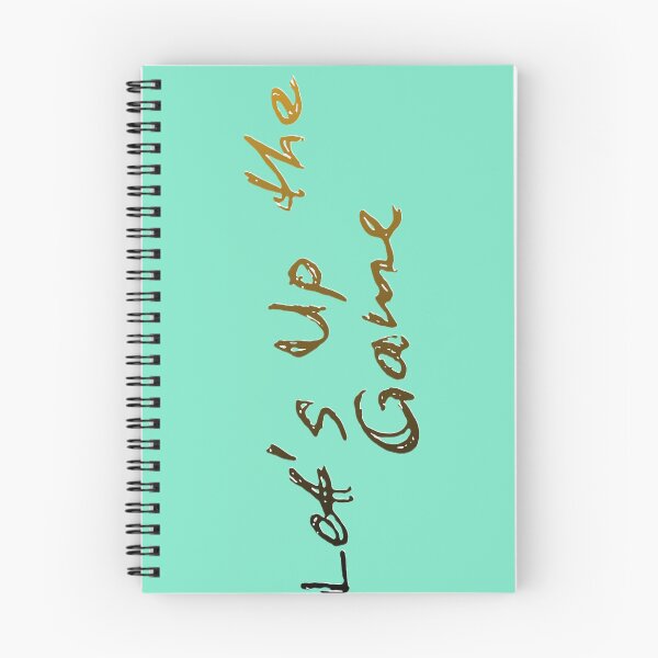 Item preview, Let's Up the Game – Gold Motivational Typography Quote Design designed and sold by BuckaBaby.