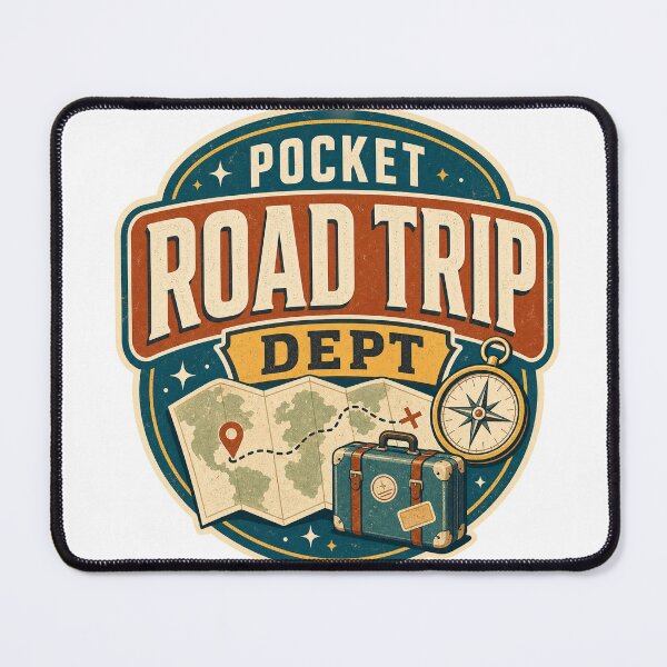 Item preview, Pocket Road Trip Dept Travel designed and sold by aihrgdesign.
