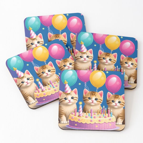 Item preview, Purrfect Birthday Party designed and sold by Stubblejumper Artworks.