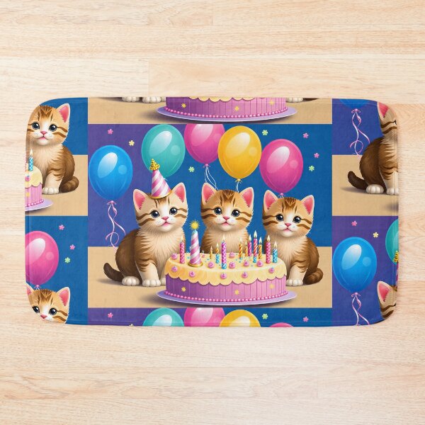 Item preview, Purrfect Birthday Party designed and sold by Stubblejumper Artworks.