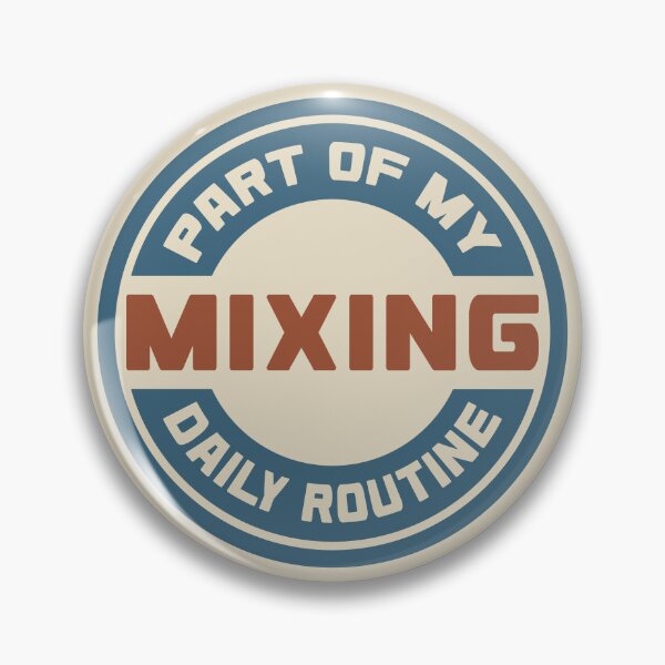 Item preview, Mixing – Part of My Daily Routine Retro Logo designed and sold by MOCOPOCO.