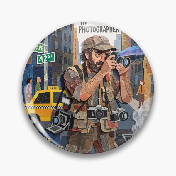 Item preview, Gritty NYC Photographer Portrait designed and sold by Home Decor Art.