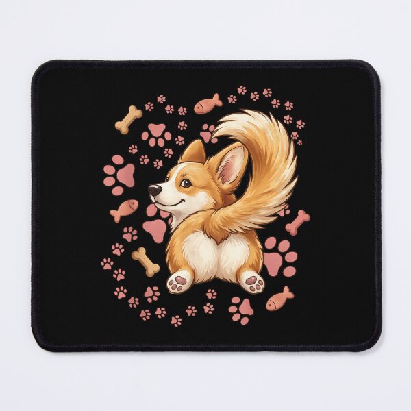 Item preview, Cute Corgi Butt and Fluffy Tail Art designed and sold by GiaoCalonas.