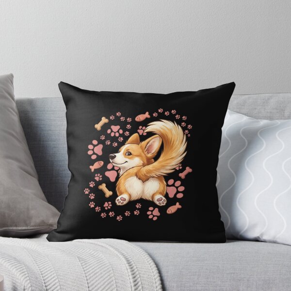 Item preview, Cute Corgi Butt and Fluffy Tail Art designed and sold by GiaoCalonas.