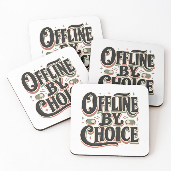 Item preview, Offline By Choice Quote designed and sold by aihrgdesign.