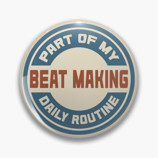 Item preview, Beat Making – Part of My Daily Routine Retro Logo designed and sold by MOCOPOCO.