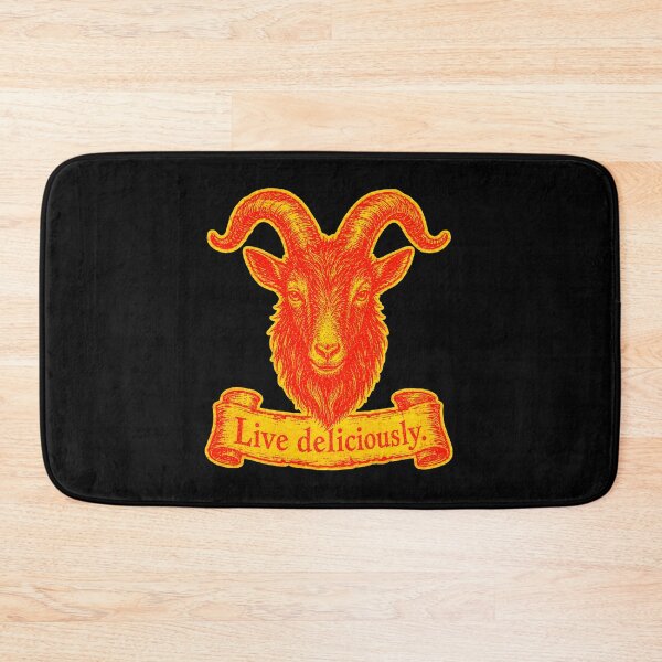 Item preview, Live Deliciously Vintage Engraved Occult Goat Art Print designed and sold by PinUpPizzazz.