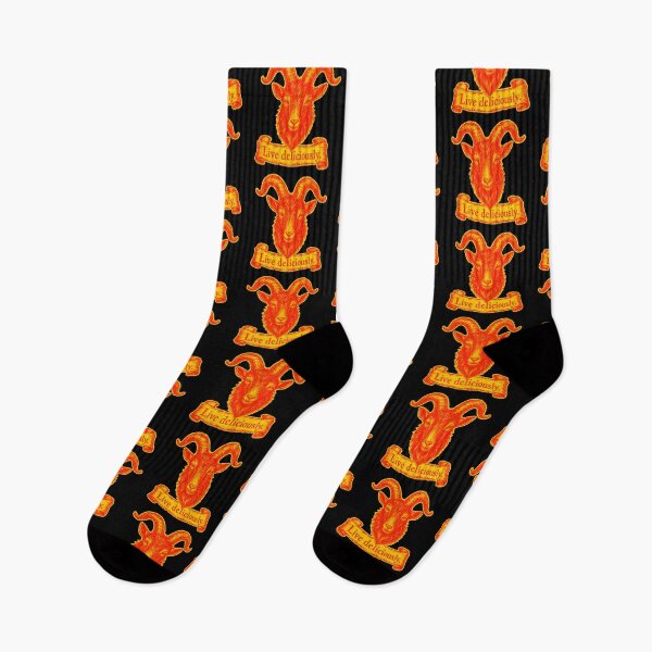 Item preview, Live Deliciously Vintage Engraved Occult Goat Art Print designed and sold by PinUpPizzazz.