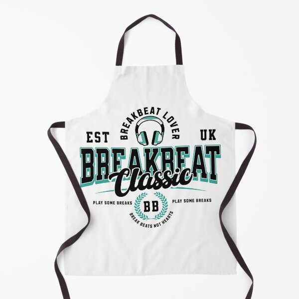 Item preview, BREAKBEAT - Breaks Collegiate (Black) designed and sold by Discothreadz.