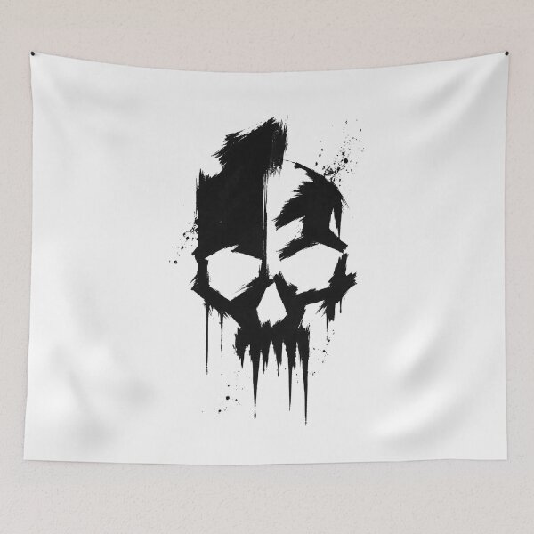 Item preview, Minimalist Gothic Grunge Skull designed and sold by Mystic & Celestial Art.
