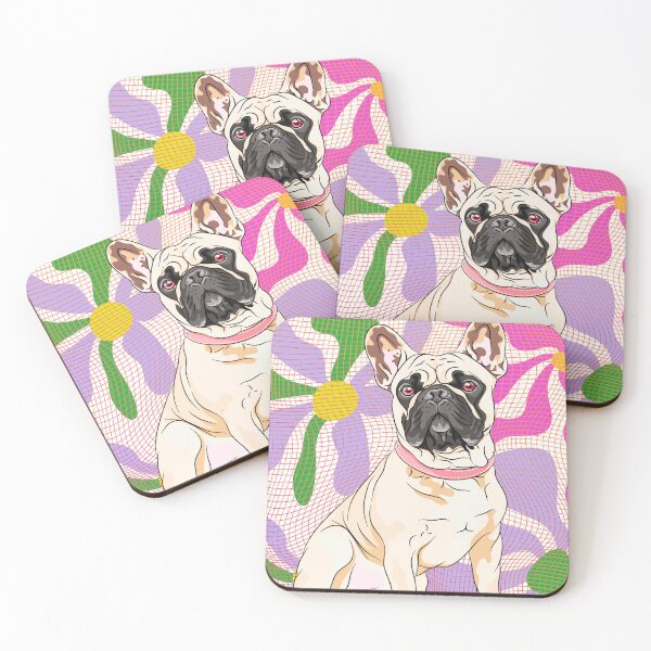Item preview, Psychedelic French Bulldog Trippy Art designed and sold by VibranPalette.