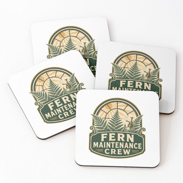 Item preview, Fern Maintenance Crew Badge designed and sold by aihrgdesign.