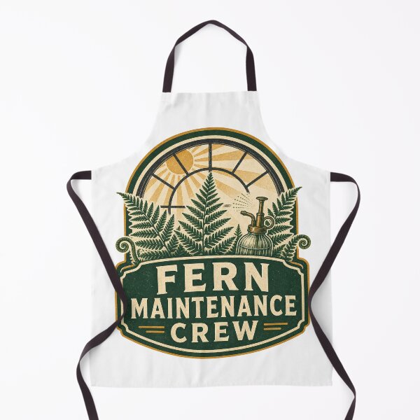 Item preview, Fern Maintenance Crew Badge designed and sold by aihrgdesign.