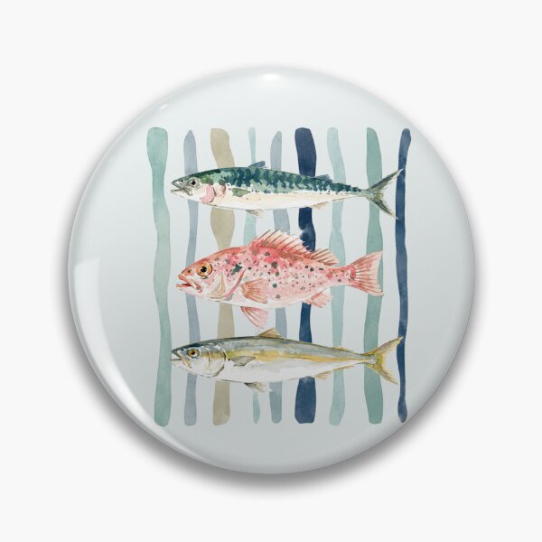 Item preview, Coastal Seafood Restaurant Fish Illustration designed and sold by bosamji.