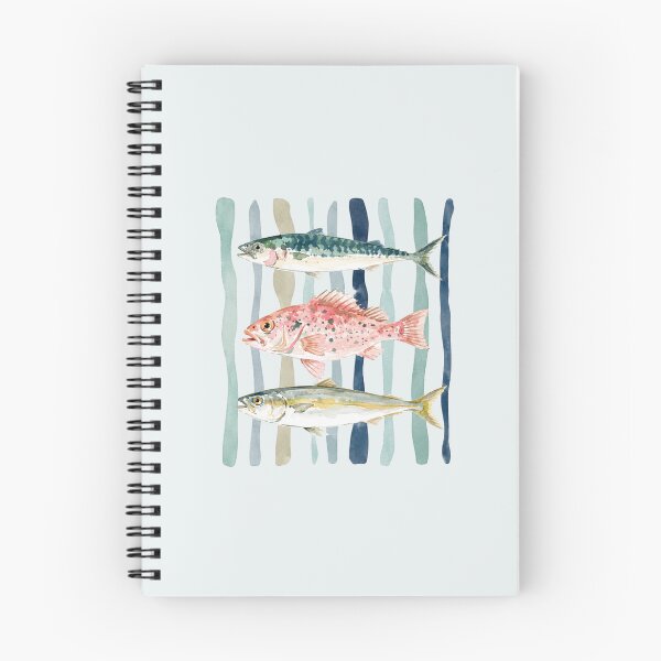 Item preview, Coastal Seafood Restaurant Fish Illustration designed and sold by bosamji.
