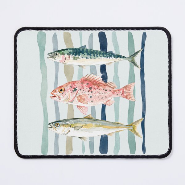 Item preview, Coastal Seafood Restaurant Fish Illustration designed and sold by bosamji.