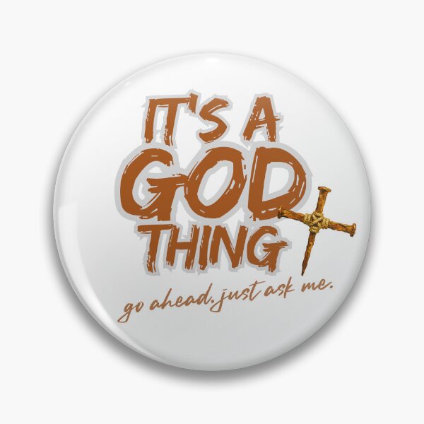 Item preview, It's a GOD thing - mocha designed and sold by Cane & Abel Creations ..