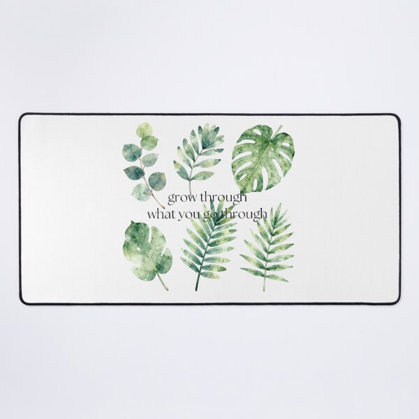 Item preview, Grow Through What You Go Through Watercolor Monstera & Leaves designed and sold by Good Day Design.