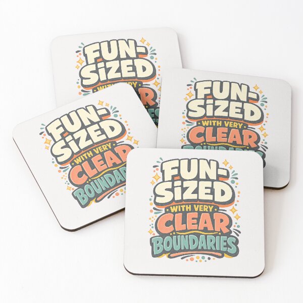 Item preview, Fun-Sized With Very Clear Boundaries – Funny Retro Quote designed and sold by inkoutninja.