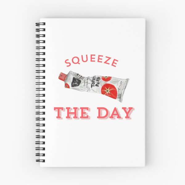 Item preview, Squeeze the Day Tomato Paste Tube Slogan designed and sold by LolaDashStudio.